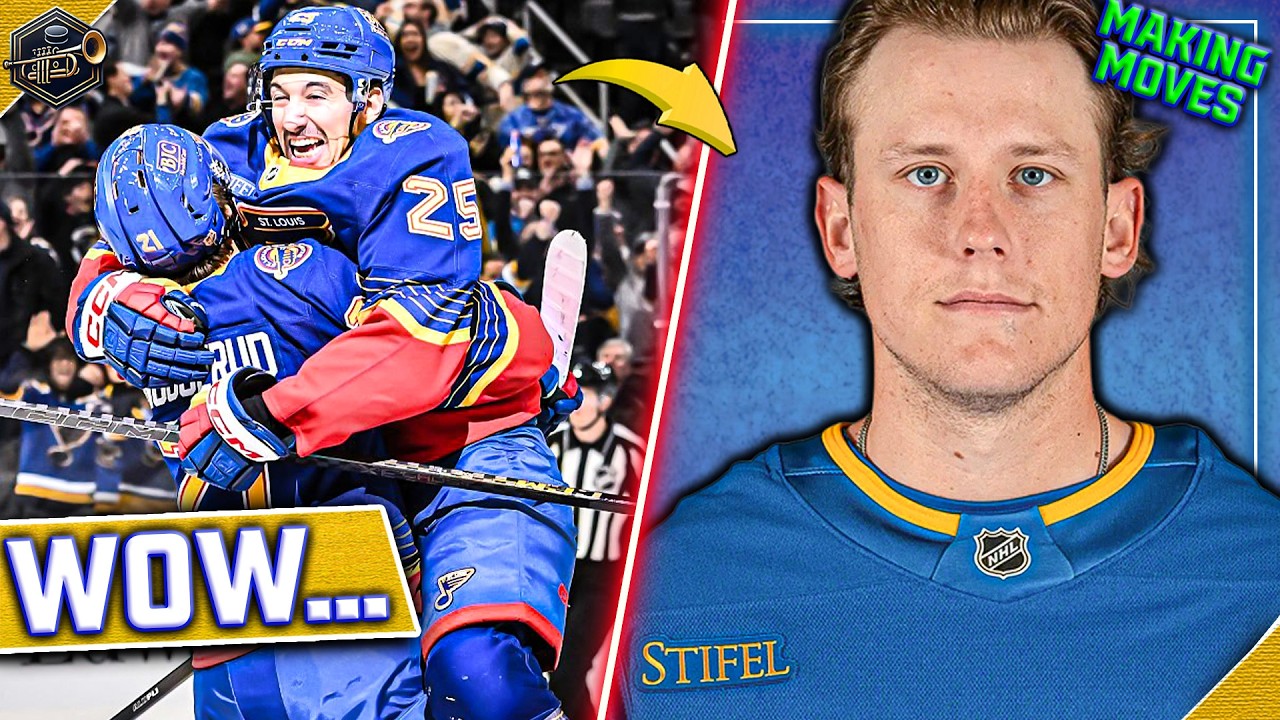 Blues making MOVES... This was INSANE