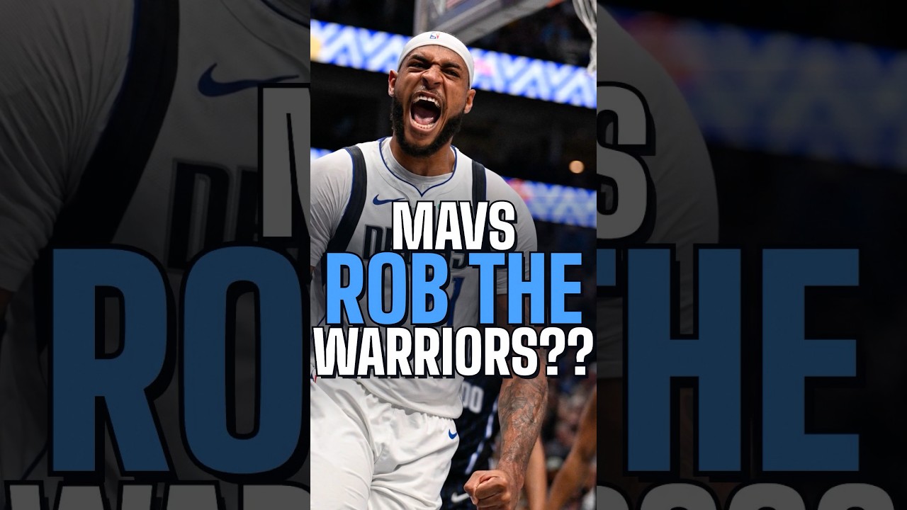 The Mavericks are about to ROB the Golden State Warriors….