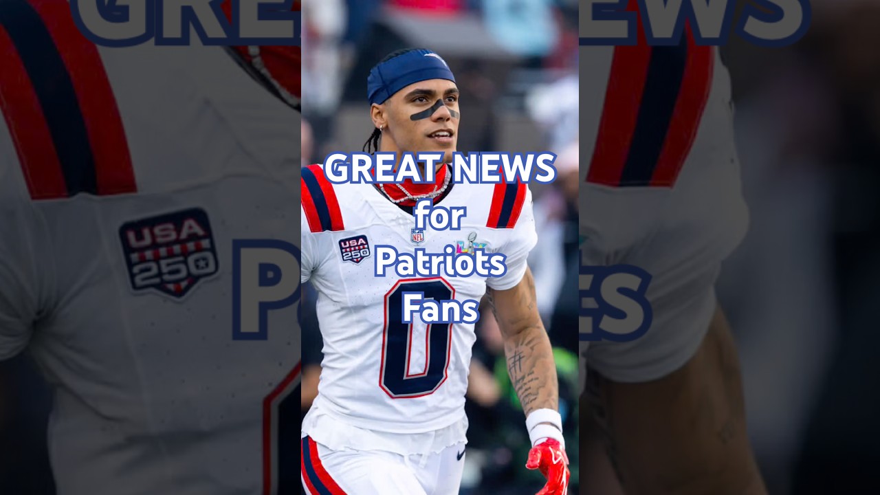 The Patriots just got some GREAT news…