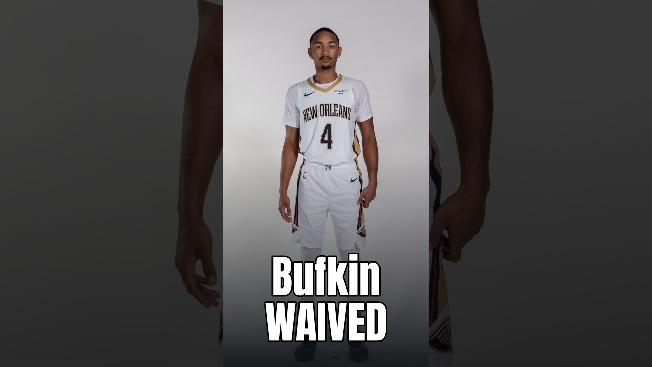 Marc Stein reports the Pelicans have waived Kobe Bufkin...
