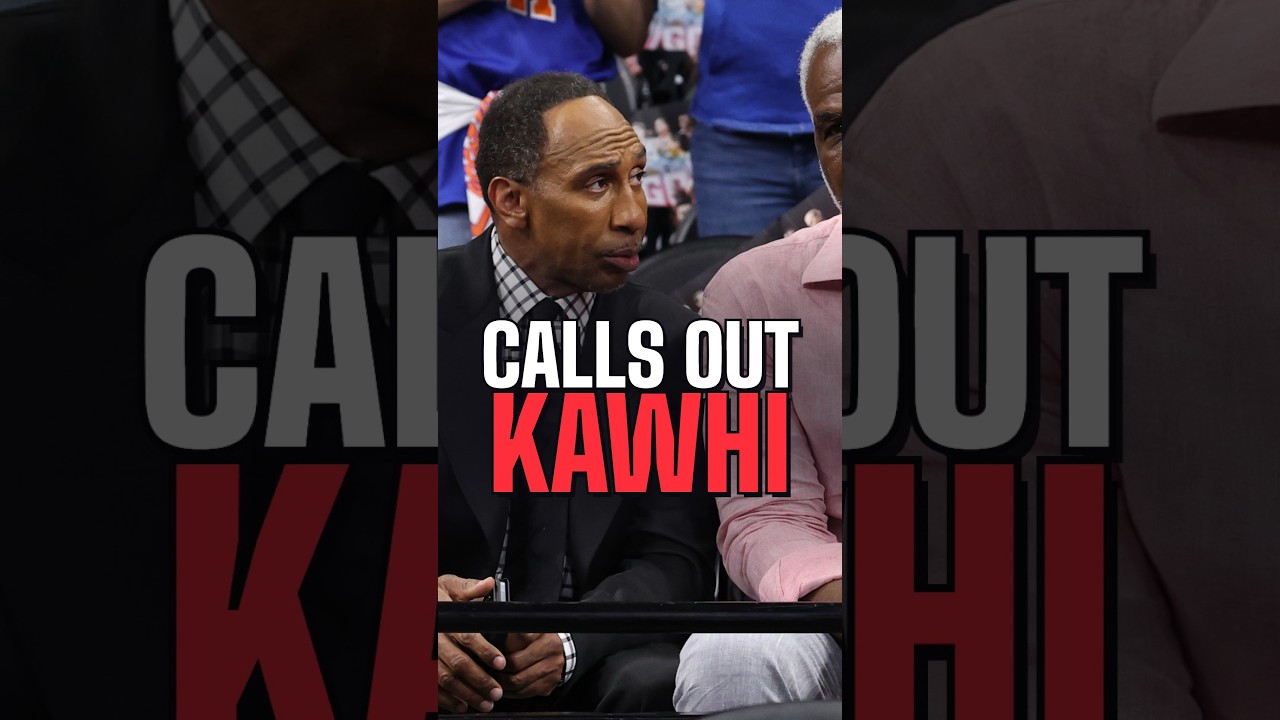 Stephen A. Smith Calls Out Kawhi...