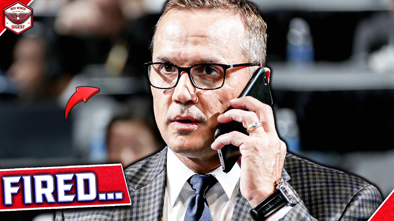 BREAKING: Red Wings make MASSIVE move... Steve Yzerman FIRED