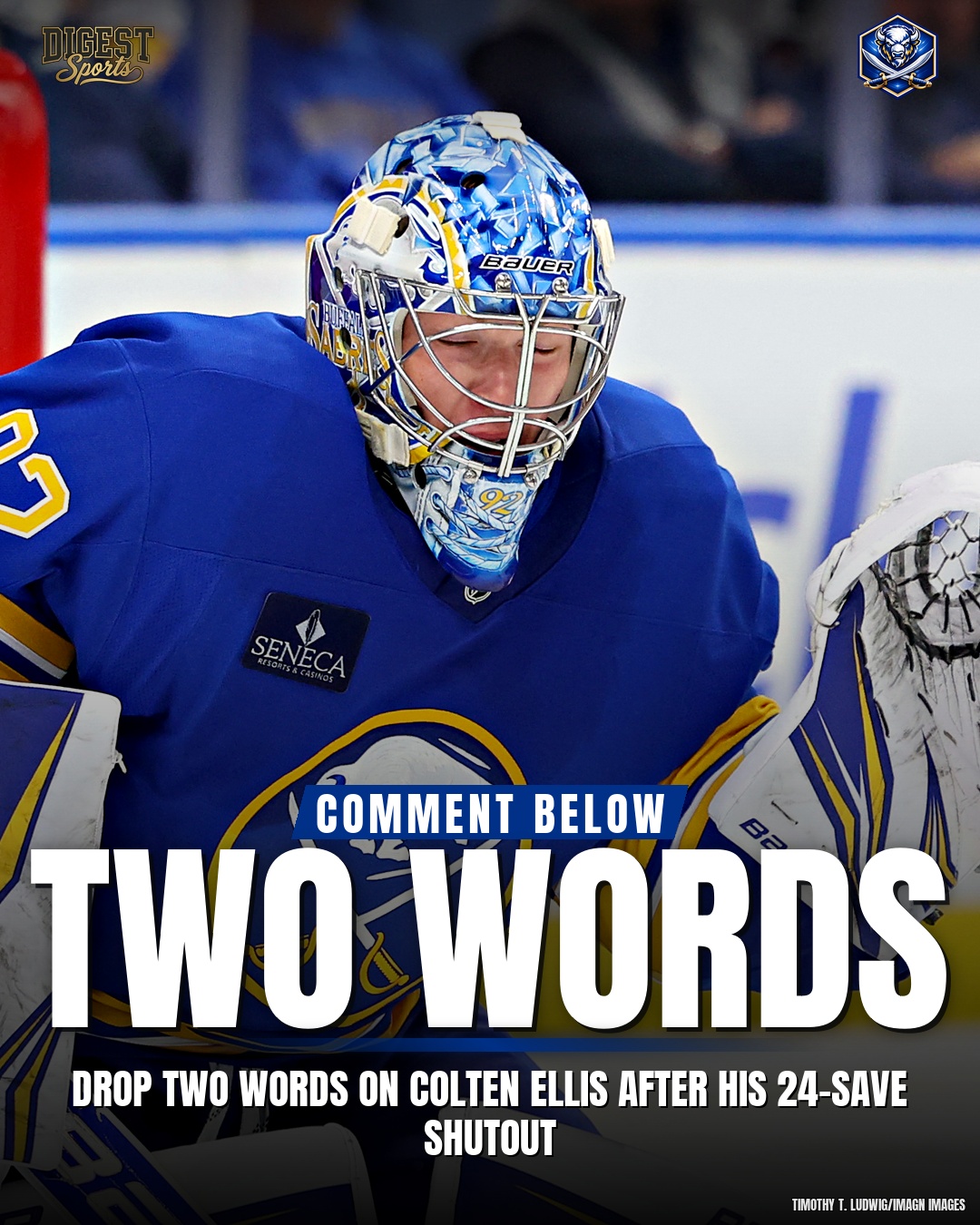 Colten Ellis Posts a 23-Save Shutout Against the Sharks